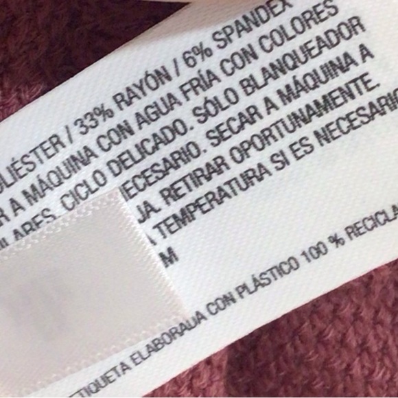 NWT colsie top women medium knit rose pink - Picture 3 of 7